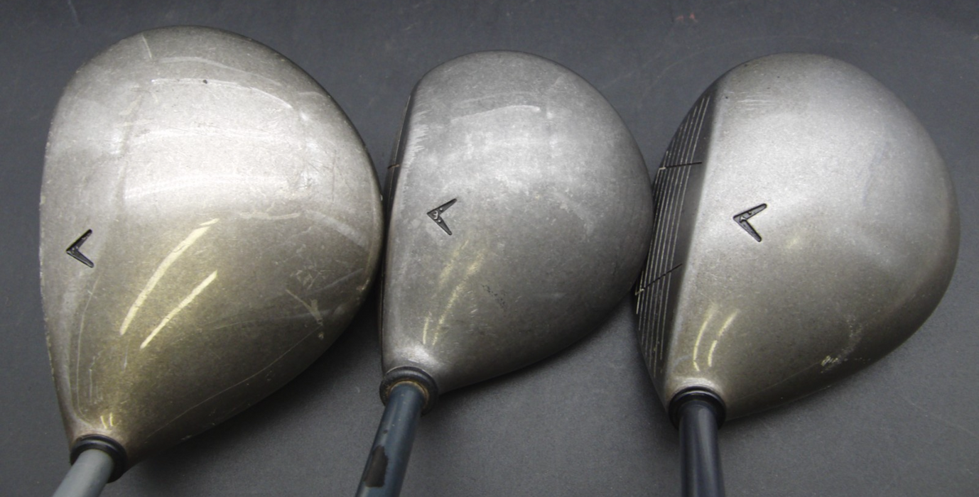 Set of Callaway Big Bertha X-12 Iron 3-GW + Driver + 3 Wood + 5 Wood + Putter*