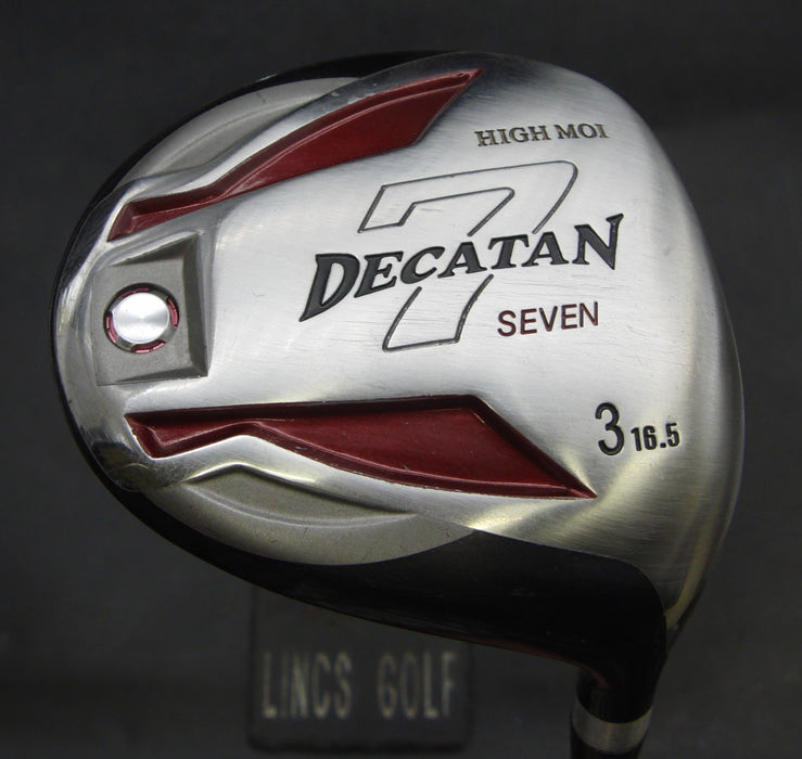 Decatan Seven High MOI 16.5° 3 Wood Regular Graphite Shaft Black Grip