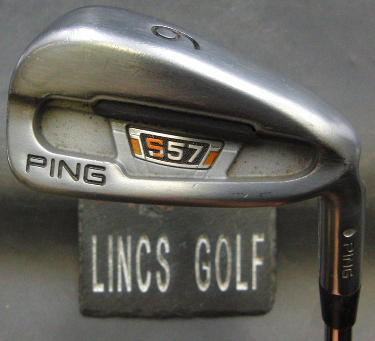 Ping S57 Green Dot 6 Iron Stiff Steel Shaft Golf Pride Grip
