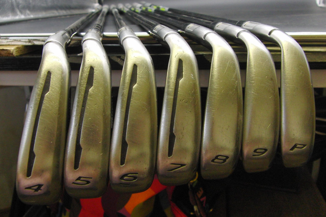Set of 7x TaylorMade M1 2017 4-PW Irons Stiff Graphite Shafts Golf Pride Grips