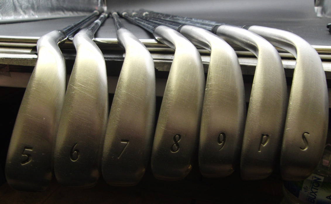 Set of 7x Founders Club Deltoid Black 5-SW Irons Regular Steel Shafts*