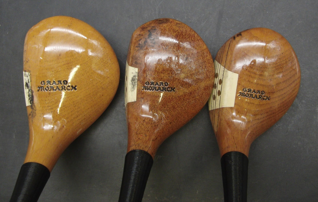 Set of 3 Mizuno XA 1 Driver+3+5 Woods Extra Stiff Graphite Shafts Black Grips