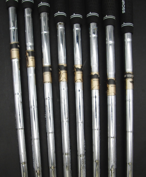 Left-Handed Set of 8x Ben Hogan Apex II White Cameo 3-PW Irons Stiff Steel