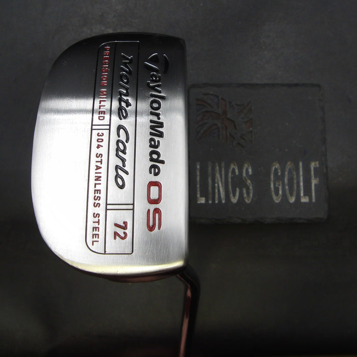Taylormade OS Monte Carlo Putter Steel Shaft 87cm Length Zero Grip*