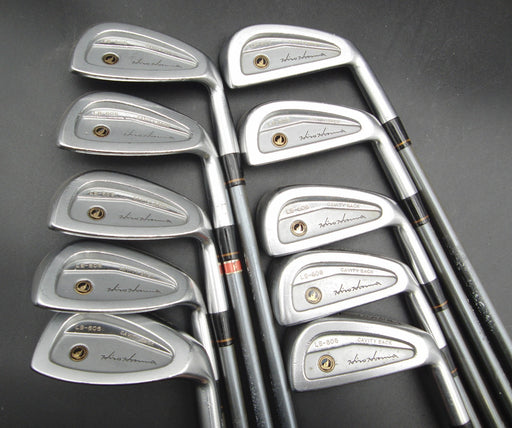 Set of 10x Honma LB-606 Irons 3-11+SW Regular Graphite Shafts Royal Grips*