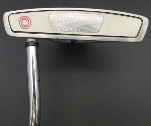 Odyssey White Steel 2-Ball Blade Putter Steel Shaft 81cm Length Royal Grip HC**