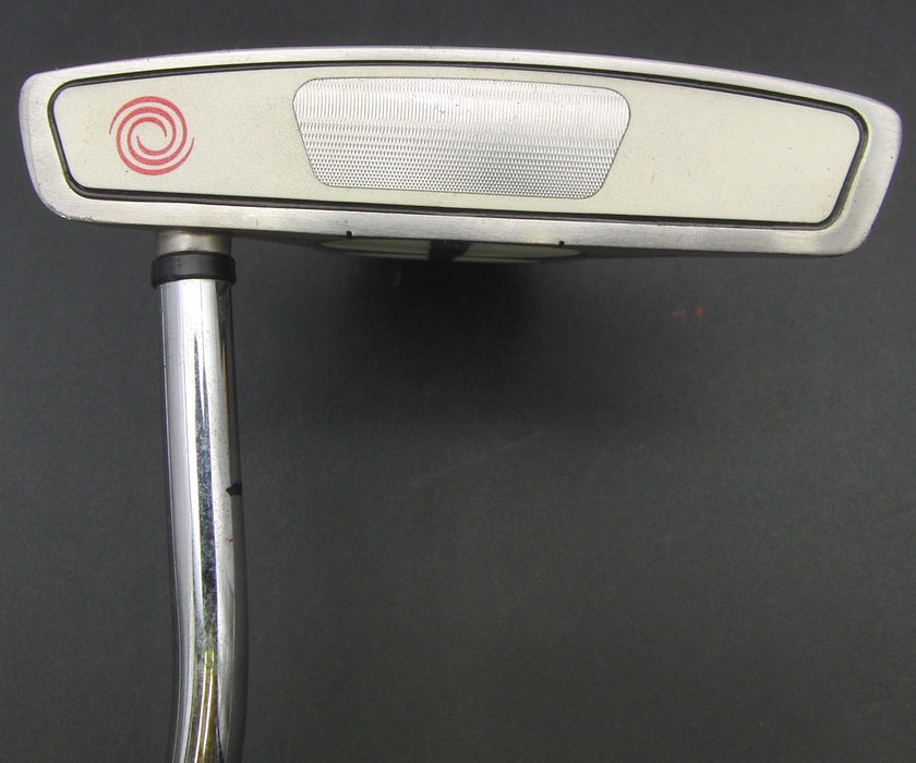 Odyssey White Steel 2-Ball Blade Putter Steel Shaft 81cm Length Royal Grip HC**