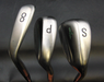 Ladies Set of 3 x Pebble Beach USA LS-05 8 Iron, PW + SW Ladies Steel Shafts