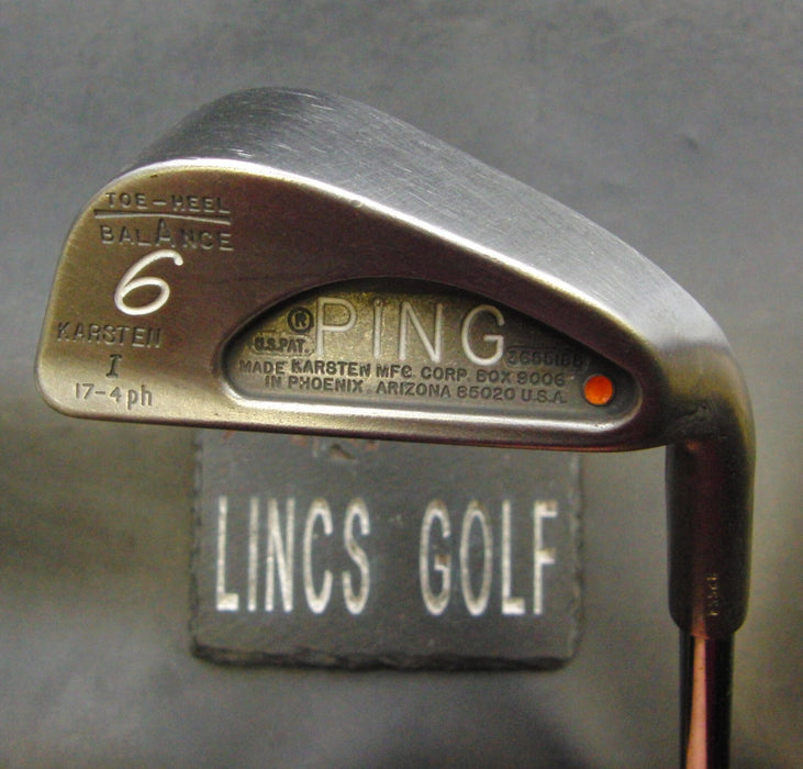 Ping Karsten Toe-Heel Balance Orange Dot 6 Iron Regular Steel Shaft ProOnly Grip