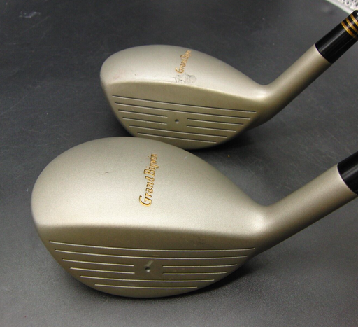 Set of 2 Maruman Grand Bigwin 3 & 4 Woods Regular Graphite Shafts Maruman Grips