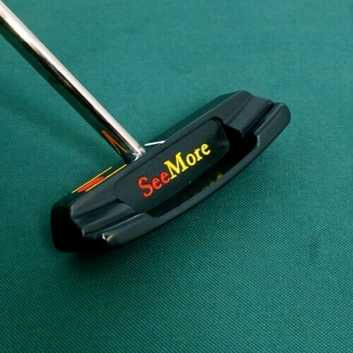 Black Cerakote Seemore M1 07.1288 100% Milled Putter Steel Shaft 87cm Length