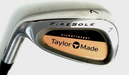 Left Handed TaylorMade Firesole Nickel/Steel 7 Iron Stiff Graphite