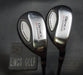 Set of 2 Genex 3D X Ironwood 17° 2 & 20° 3 Hybrids Regular Steel Shafts