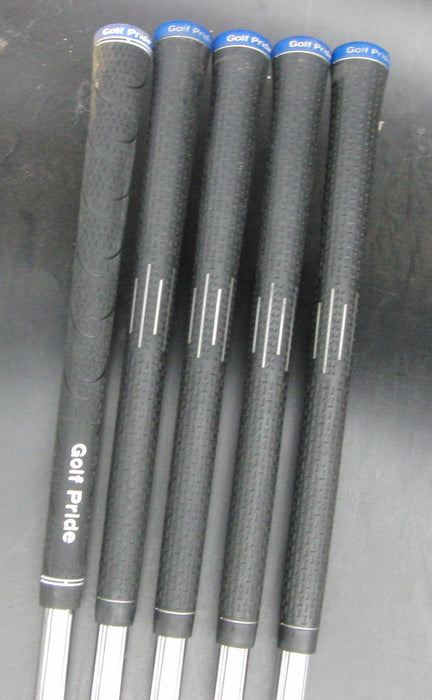 Set of 5x Ping i200 Black Dot Irons 6-PW Stiff Steel Shafts Golf Pride Grips
