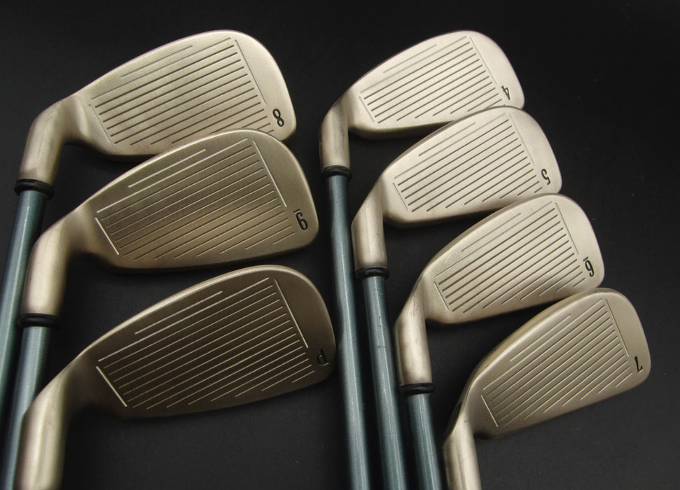 Set of 7x Ladies Callaway Big Bertha Gold Irons 4-PW Ladies Graphite Shafts*