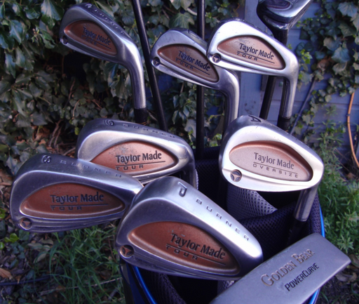 Set of TaylorMade Burner Irons 5-PW+AW +  Driver+3 Wood+4 Wood+Putter*