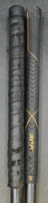 Vintage Set of 2 Maruman Dangan MX Driver +4 Wood Regular Graphite Shafts