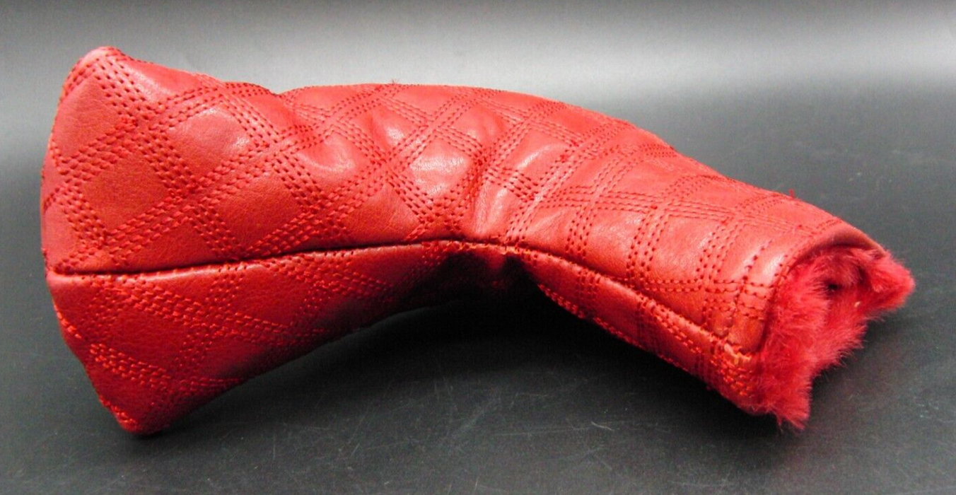 Luxury PSYKO GOLF Croc-Effect Quilted Genuine Leather Putter Embossed Head Cover