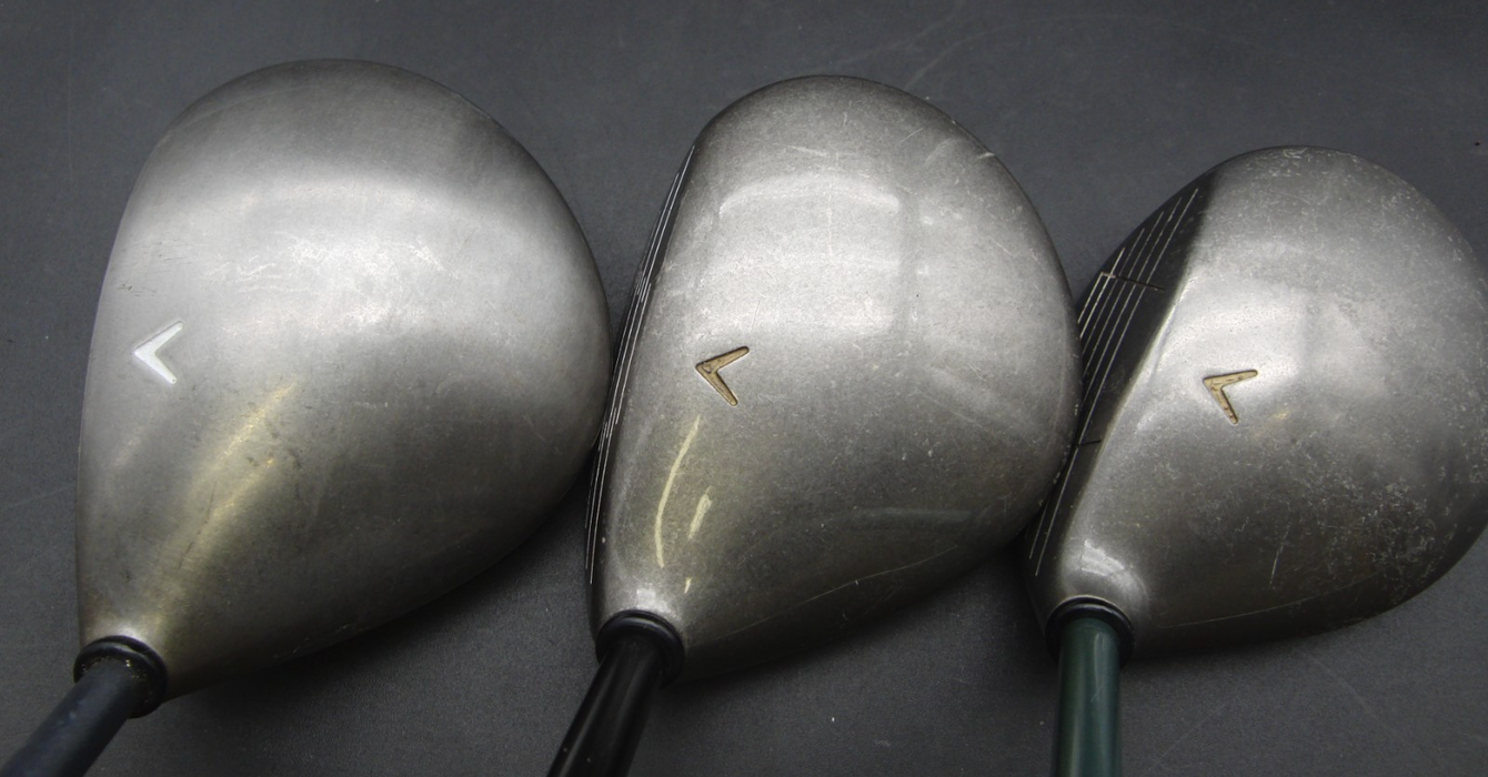 Set of Callaway Big Bertha X-12 3-PW+Callaway Driver + 5 Wood + 7 Wood + Putter*