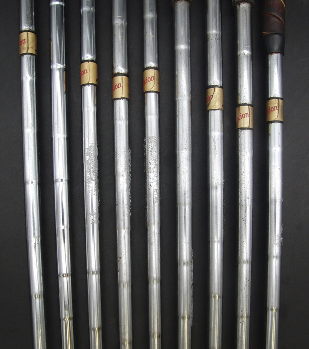 Left-Handed Set of 9x MacGregor Jack Burke Colokrom Irons 2-PW Regular Steel