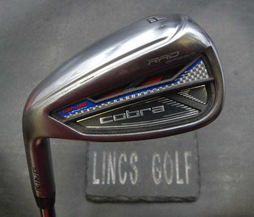 Left Handed Cobra Rad Speed One Length Pitching Wedge Regular Steel Shaft