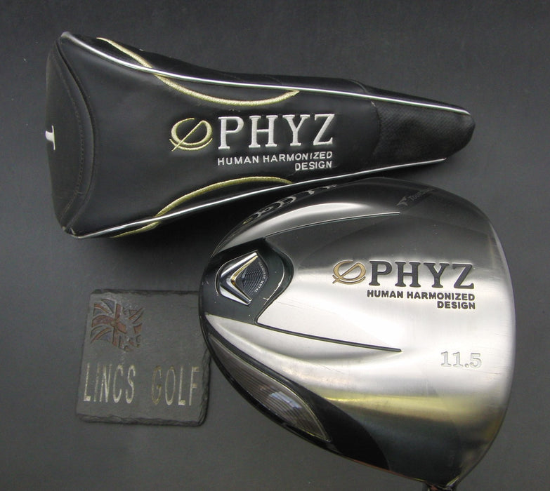 Bridgestone PHYZ 11.5° Driver Regular Graphite Shaft PHYZ Grip + Head Cover