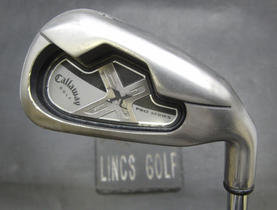 Callaway X18 Pro Series 4 Iron Stiff Steel Shaft Iomic Grip