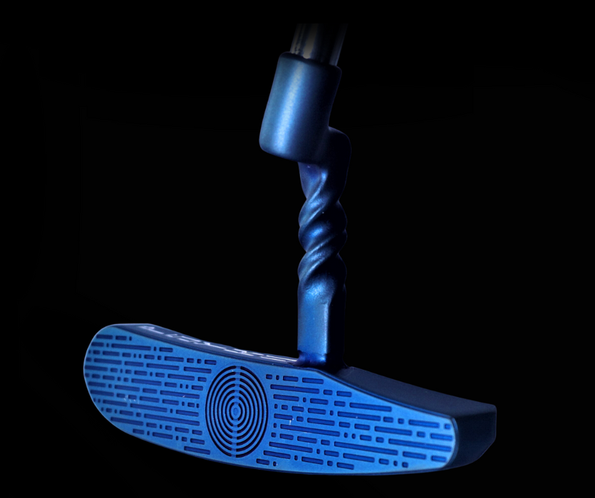 PSYKO YETTEE Carbon Steel CNC Milled Centre Shafted Blade x Mallet Putter