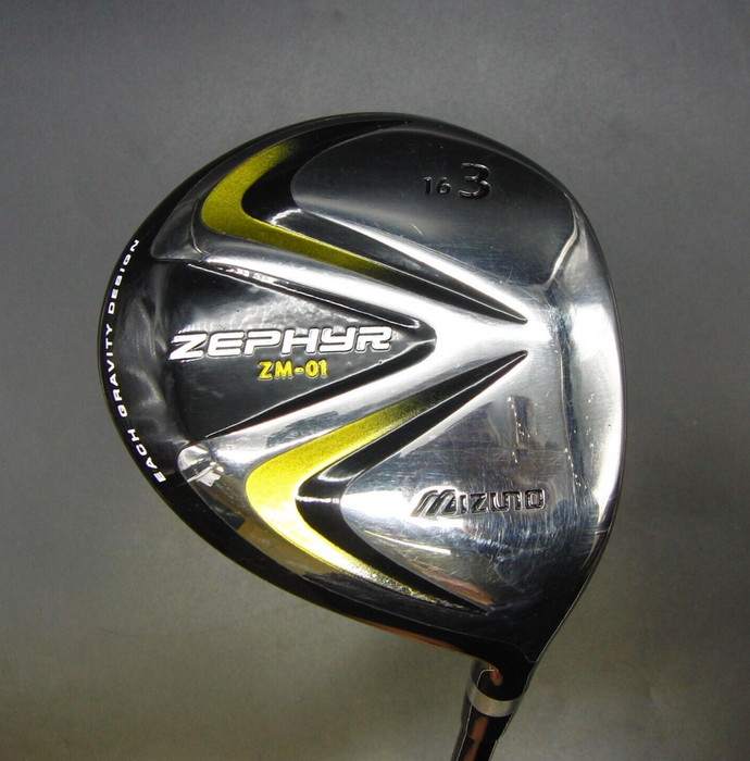 Mizuno Zephyr ZM-01 16° 3 Wood Regular Graphite Shaft Golf Pride Grip