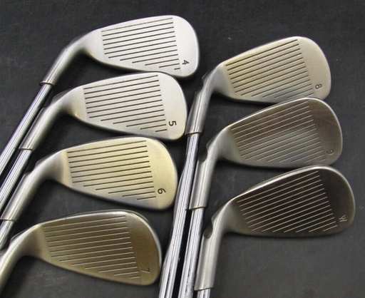 Set of 7x Ping G10 XG Black Dot Irons 4-PW Regular Steel Shafts Golf Pride Grips
