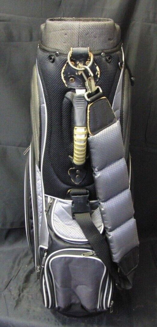 Japanese Luxury 7 Division Legsus Black & Grey Tour Cart Golf Clubs Bag
