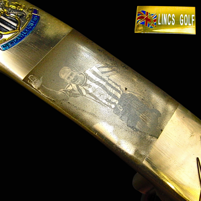 Custom Milled Newcastle United Alan Shearer Themed Ping Anser 3 Putter 89cm