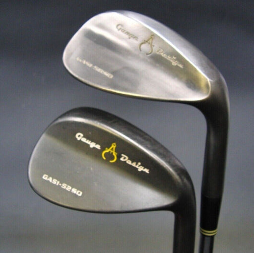 Set of 2 Gauge Design Sand 58º and Gap 52º Wedges Stiff Steel Shafts