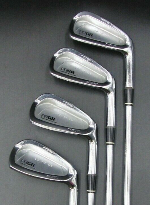 Set of 7 X Japanese PRGR Data 801 Forged Irons 5-SW Stiff Flex Steel Shafts