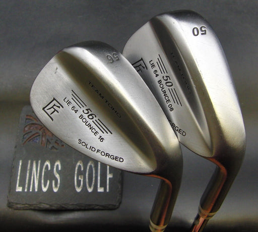 Set of 2 Team Toho Solid Forged 50° Gap & 60° Sand Wedges Ladies Steel Shafts