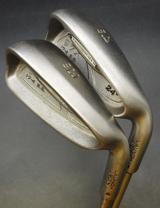 Japanese Set of 2 Precision II 97X 17-4 21° & 24° 3 + 4 Irons Regular Steel