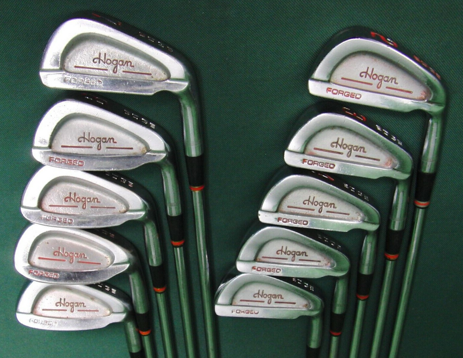 Set Of 10 x Ben Hogan EDGE Forged Irons 2-SW Regular Steel Shafts Mixed Grips