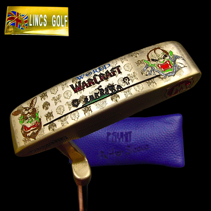 Custom Milled World Of WarCraft Themed Ping Anser Putter 89cm Steel Shaft