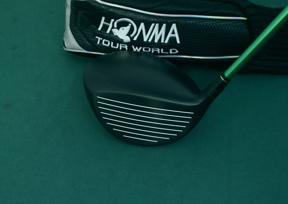 Hardly Used Honma Tour World TW717 430 9.5° Black Driver Stiff Graphite Shaft