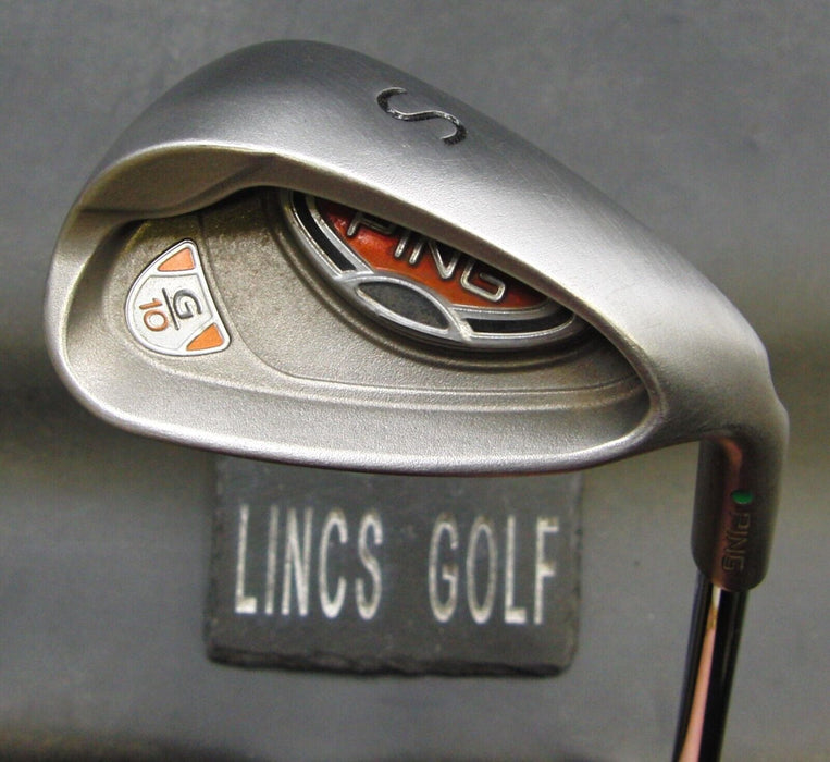 Ping G10 Green Dot Sand Wedge Stiff Steel Shaft Golf Pride Grip
