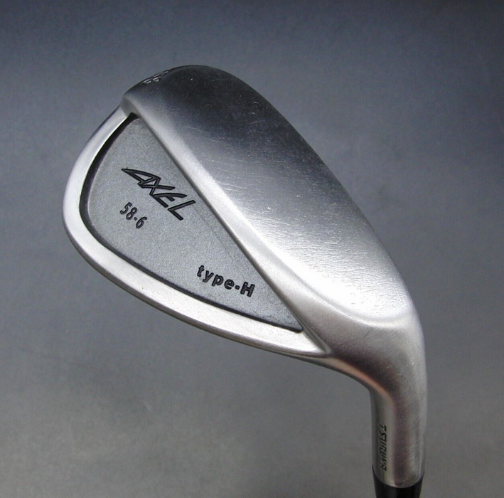 Japanese TSURUYA AXEL Type-H 58° Sand Wedge Stiff Steel Shaft AXEL Grip