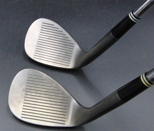 Set of 2 Gauge Design Sand 58º and Gap 52º Wedges Stiff Steel Shafts