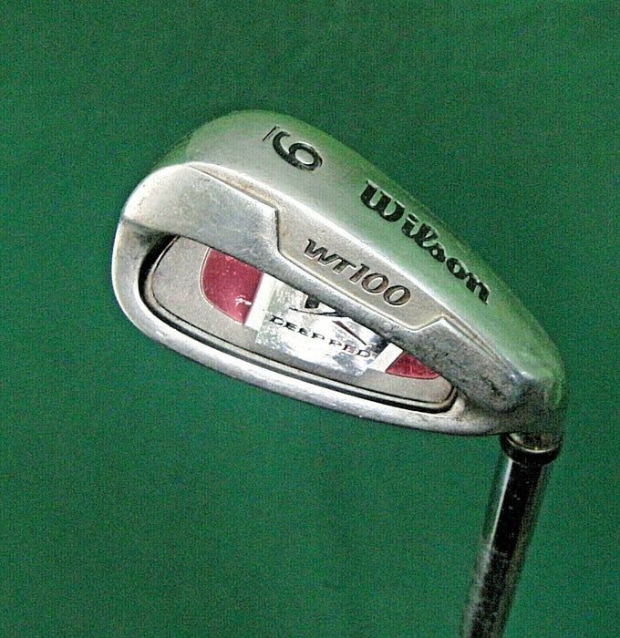 Wilson Deep Red WT100 9 Iron Regular Steel Shaft Wilson Staff Grip