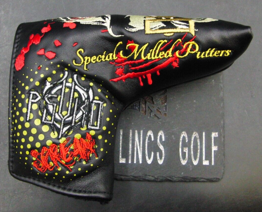 Luxury PSYKO Scream Genuine Leather Special Milled Putter Head Cover