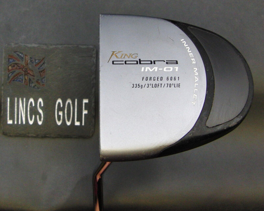 Left-Handed King Cobra IM-01 Putter Steel Shaft 89.5cm Playing Length Cobra Grip