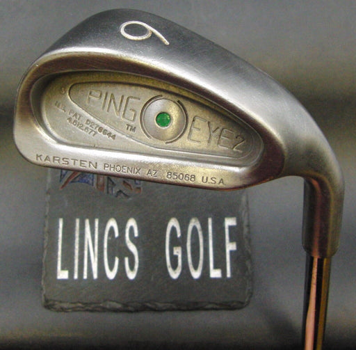 Ping Eye2 Karsten Green Dot 6 Iron Regular Steel Shaft Golf Pride Grip