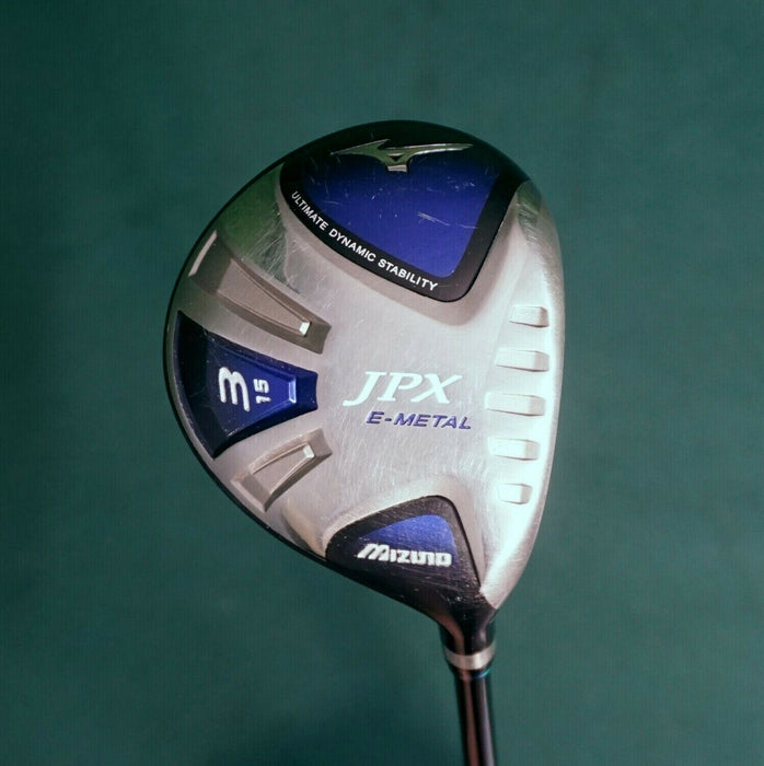 Mizuno JPX E Metal 15° 3 Wood Stiff Graphite Shaft Mizuno Grip