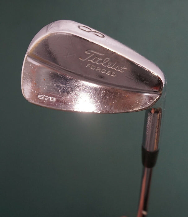 Titleist 670 8 Iron Stiff Steel Shaft Golf Pride Grip