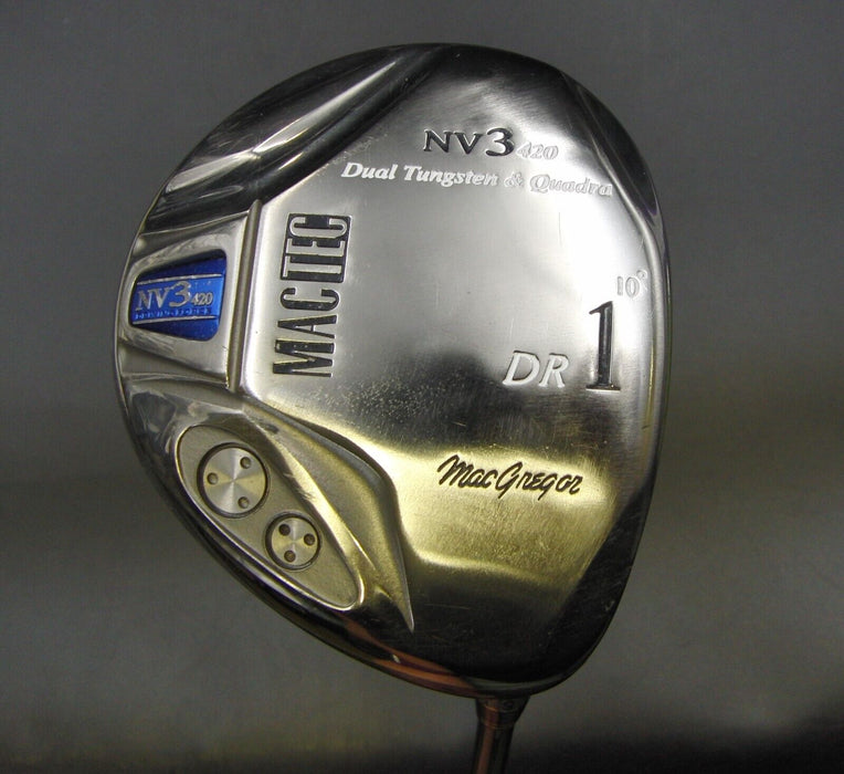 Mactec 420NV3 Dual Tungsten& Quadra 10° Driver Regular Graphite Shaft Royal Grip