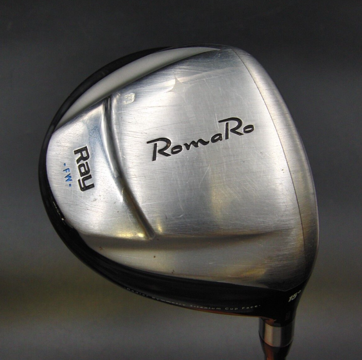 Japanese RomaRo Ray FW 15º 3 Wood Extra Stiff Graphite Shaft Iomic Grip